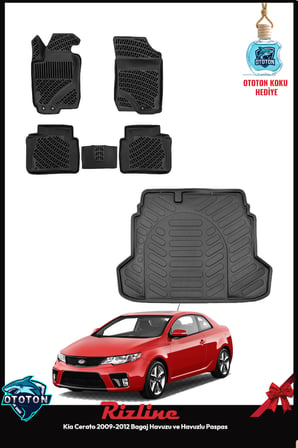 Kia Cerato 2009-2012 Bagaj Havuzu&Havuzlu Paspas ve TON KOKU