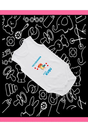 Pamuklu Teyzesinin Minik Kuşu Baskılı Penye Bebek Body Çıtçıtlı Badi Zıbın TMK123