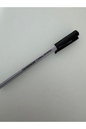 Tükenmez Kalem Triball 1.0 MM Bilye Uç Siyah (3 Adet)