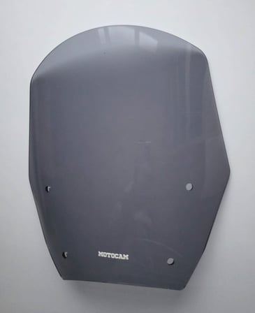 MOTOCAM Bmw R 1300 GS Ön Cam 2023-2026 Model 38cm Füme Renkli 4mm ORİJİNAL BOYLU
