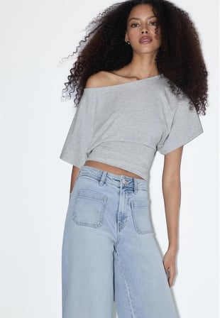 ALLBUCKS Stradivarious Yama Cepli Straight Fit Jean Pantolon ABSTR00038