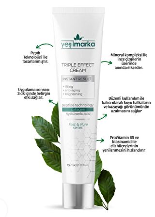 Yeşilmarka Triple Effect Krem (Lifting, Anti Aging, Brigtening)