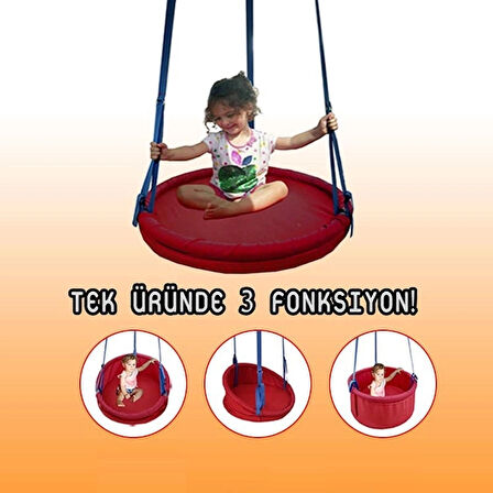 Koza Büyük Boy Salıncak Hamak Beşik Koltuk 85 cm 3 Fonksiyonlu