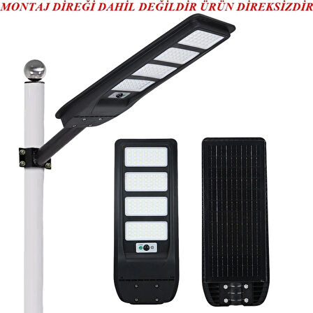 400w Güneş Enerjili Profesyonel Sokak Aydınlatması Uzaktan Kumandalı Sensörlü Led Projektör IP65