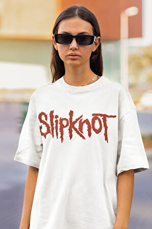 We Are Not Your Kind Slipknot Baskılı Unisex Oversize Rock Metal Müzik Grubu Tişört