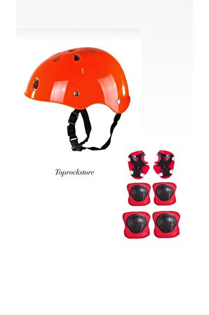 Çocuk Kask Dizlik Dirseklik Kemik Set 7 Parça