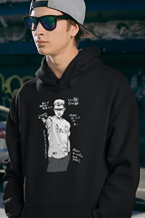 Tasarım Yusuf Dikeç Baskılı Unisex Oversize Hoodie