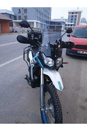 MOTOCAM Voge Rally 250 Siperlik Ön Cam 2022-2025 Model 51cm Füme Renkli 4mm