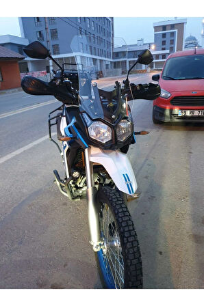 MOTOCAM Voge Rally 250 Siperlik Ön Cam 2022-2025 Model 51cm Şeffaf Renkli 4mm