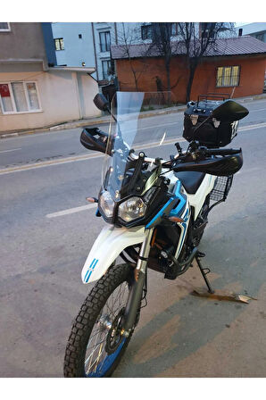 MOTOCAM Voge Rally 250 Siperlik Ön Cam 2022-2025 Model 51cm Şeffaf Renkli 4mm