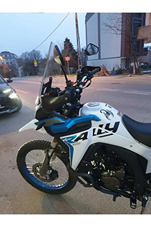 MOTOCAM Voge Rally 250 Siperlik Ön Cam 2022-2025 Model 51cm Şeffaf Renkli 4mm