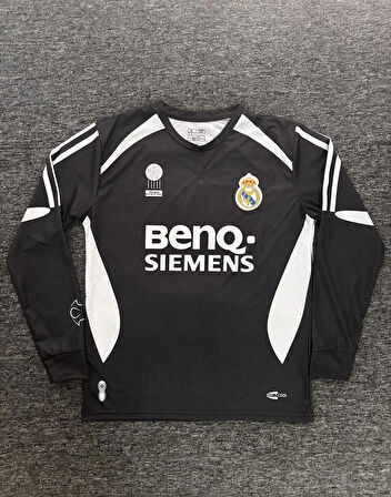 Sergio Ramos 4 Madrid 2006/07 Sezon Nostalji Siyah Uzun Kol Forması