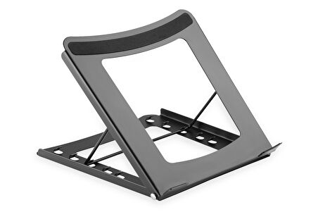 Katlanabilir Çelik Dizüstü Bilgisayar/Tablet Standı&lt;br&gt;
Foldable Steel Laptop/Tablet Stand with 5 Adjustment Positions