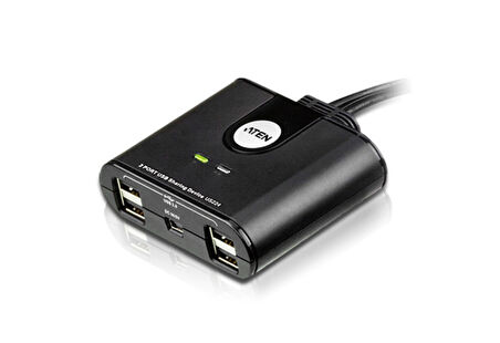 USB Arayüzüne Sahip Cihazları Paylaştıran Switch, USB 2.0 , 2 PC, 4 USB Cihaz (2-Port USB Peripheral Sharing Device)