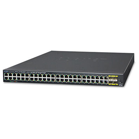 Yönetilebilir Gigabit Switch (Managed Gigabit Switch)&lt;br&gt;
48-Port 10/100/1000Base-T&lt;br&gt;
4-Port 100/1000Base-X SFP yuva&lt;br&gt;
1 x Konsol port