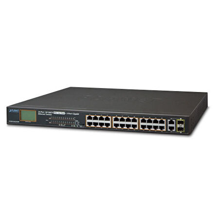 Yönetilemeyen Switch (Unmanaged Switch)&lt;br&gt;
24-Port 10/100Base-T IEEE 802.3at/af PoE+ injector (Port başına 30.8 watt) (PoE Güç Bütçesi maks. 300 Watt)&lt;br&gt;
24 x 10/100BASE-TX port&lt;br&gt