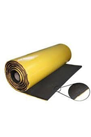 Flexi 20mm Yanmaz Oto Ses Yalıtım Süngeri Yapışkanlı 100cmx 5mt (5m2)