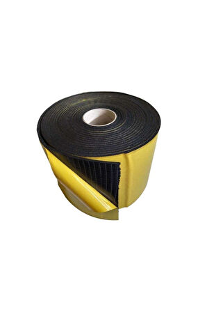 Araç Oto Ses Isı Yalıtım Malzemesi Flexi Kauçuk Sünger Yapışkanlı 6mm Kalın 10cmx10mt