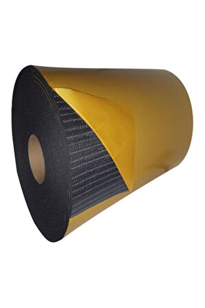 Araç Oto Ses Isı Yalıtım Malzemesi Flexi Kauçuk Sünger Yapışkanlı 6mm Kalın 50cmx10mt