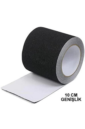 Merdiven Ve Zemin Kaydırmaz Kaymaz Bant 10 cm x 5metre Siyah