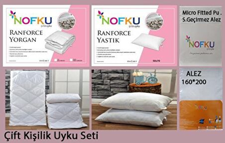 Nofku Çift Kişilik Ranforce Uyku Seti