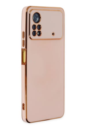 Poco X4 Pro 5G Kılıf Volet Silikon - Pembe