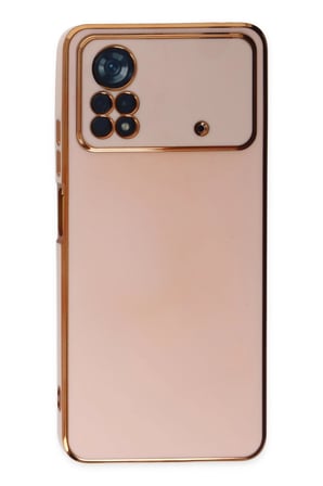 Poco X4 Pro 5G Kılıf Volet Silikon - Pembe