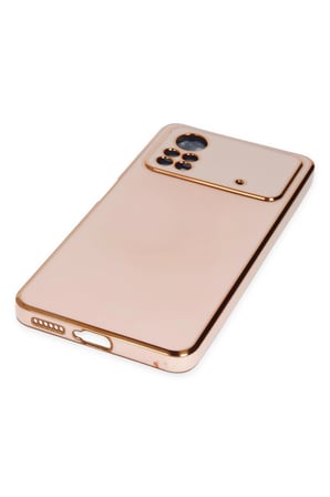 Poco X4 Pro 5G Kılıf Volet Silikon - Pembe