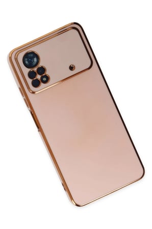 Poco X4 Pro 5G Kılıf Volet Silikon - Pembe