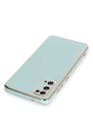 Galaxy S20 Kılıf Volet Silikon - Açık Yeşil