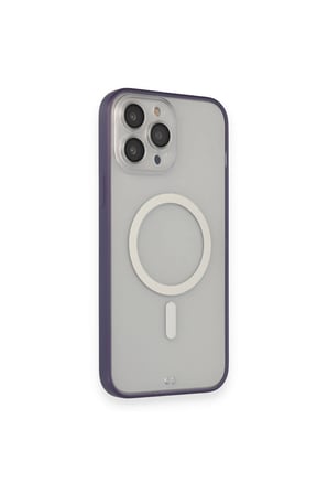 Iphone 14 Pro Kılıf Grand Magneticsafe Kapak - Mor