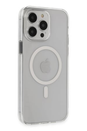 Iphone 14 Pro Max Kılıf Tron Şeffaf Magsafe Kapak - Şeffaf