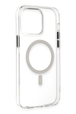 Iphone 14 Pro Max Kılıf Tron Şeffaf Magsafe Kapak - Şeffaf