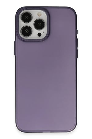 Iphone 15 Pro Max Kılıf Modos Metal Kapak - Derin Mor