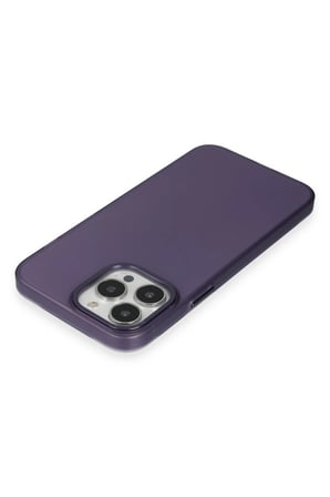 Iphone 15 Pro Max Kılıf Modos Metal Kapak - Derin Mor
