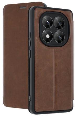 Redmi Note 14 Pro 5G Kılıf Flip Cover - Taba