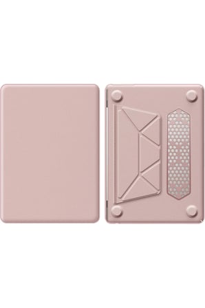 Macbook Air 15 2024 Macbook Deri Kapak - Pembe