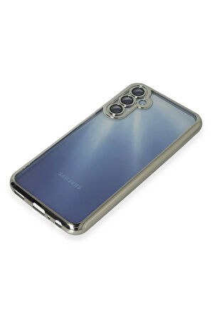Samsung Galaxy S23 Plus Uyumlu Lens Korumalı Kenarlar Renkli Şeffaf Kılıf
