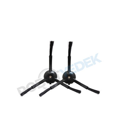 Roborock Q8 Max, Q8 Max Plus Siyah Uyumlu 2 Adet Yan Fırça