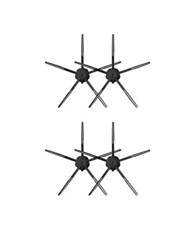 Roborock G10 Uyumlu Yedek Yan Fırça-4 Adet
