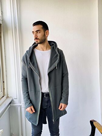 Retrobird Long Sweatshirt Erkek Çağla