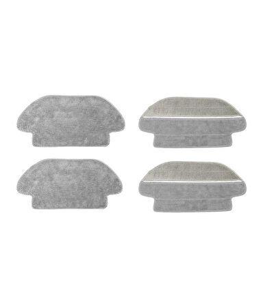 Viomi SE Uyumlu Yedek Mop Fiber Paspas 4 Adet