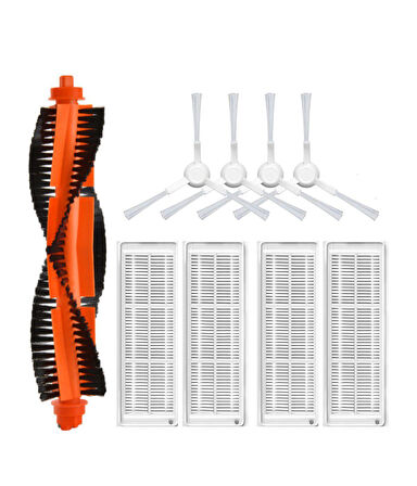 Xiaomi Mop Pro STYJ02YM (Beyaz) Uyumlu Yedek Mopsuz Fırça Hepa  Filtre Mop Seti-9 Parça