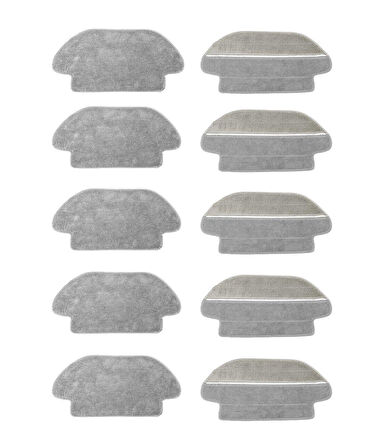 Viomi V2 PRO Uyumlu Yedek 10 Adet Mop Fiber Paspas