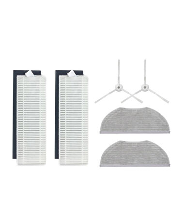 Viomi V3 Max Uyumlu Yedek Hepa Filtre Yan Fırça Mop-6 Parça