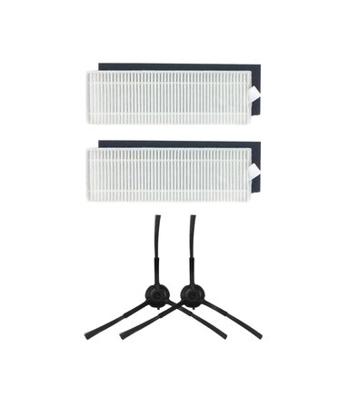 Viomi V3 Max ( V3 DEĞİL!) Uyumlu Yedek Hepa Filtre ve Yan Fırça-4 Parça