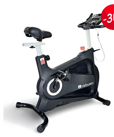 Rebuwo RZ 200 Spin Bike Kondisyon Bisikleti – Bluetooth Destekli, Ayarlanabilir Sele ve Gidon | Ev ve Stüdyo Tipi Spinning Bisikleti