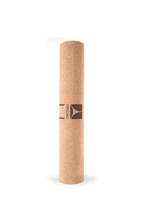 Kaydırmaz 5Mm Doğal Kauçuk Mantar Yüzeyli Yoga Mat Pilates Matı 185 X 68 Cm