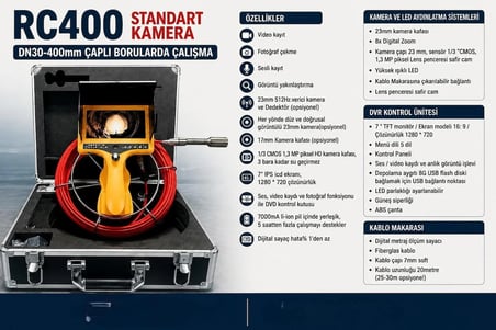 Rc400 Standart Kanal Gözlem Kamerası