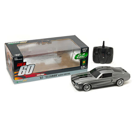 Greenlight  1:18 Gone in 60 Seconds – 1967 Ford Mustang “Eleanor” (Kumandalı Model) Plastik Model Araba 